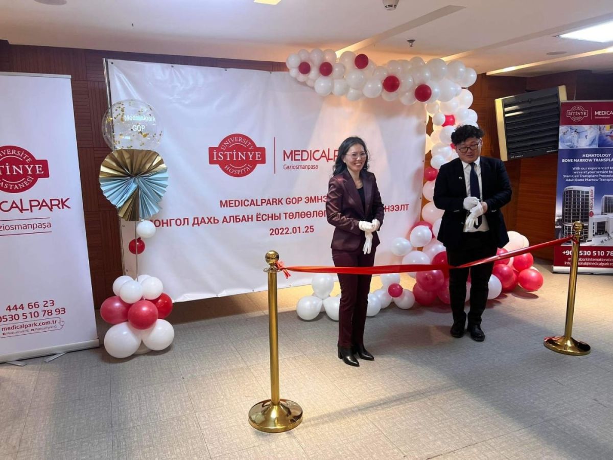 The ribbon is cut. Ulaanbaatar, 25 January 2022.