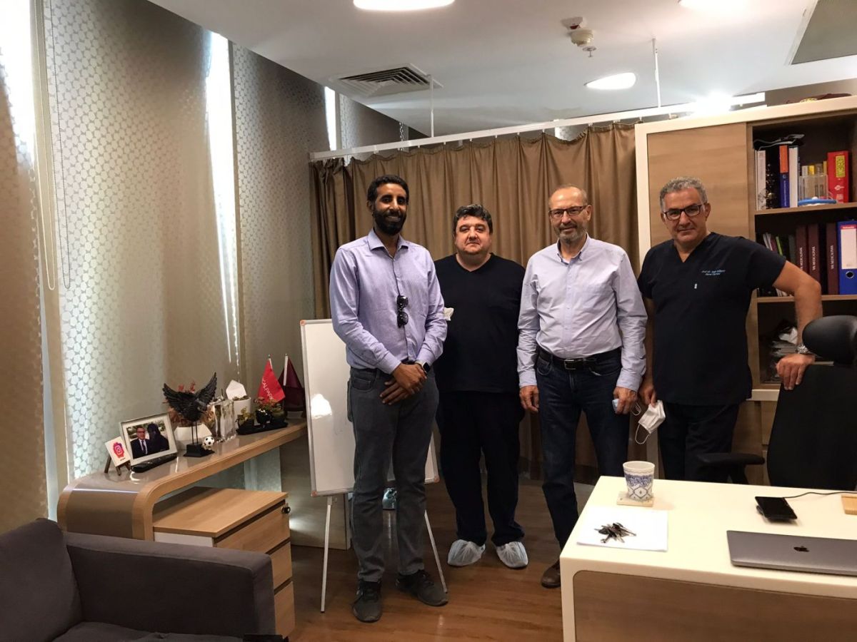 Somaliland cardiology and general-surgery physicians visit their counterparts at Medical Park Gaziosmanpaşa. Istanbul, August 2021.